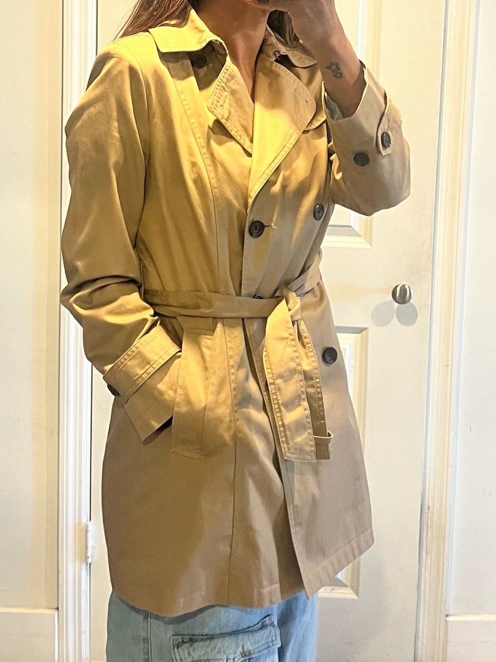 Banana Republic Classic Camel Trench Coat